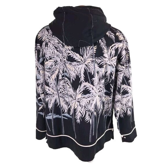 Palm Angels Allover Palm Print Pullover Shirt Size 50 L Oversized Mens New - Picture 5 of 13